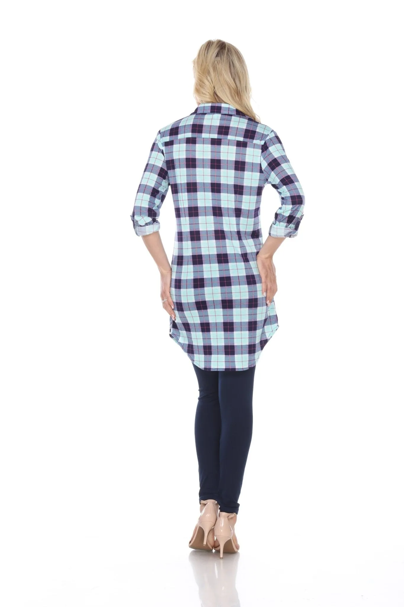 Piper Stretchy Plaid Tunic