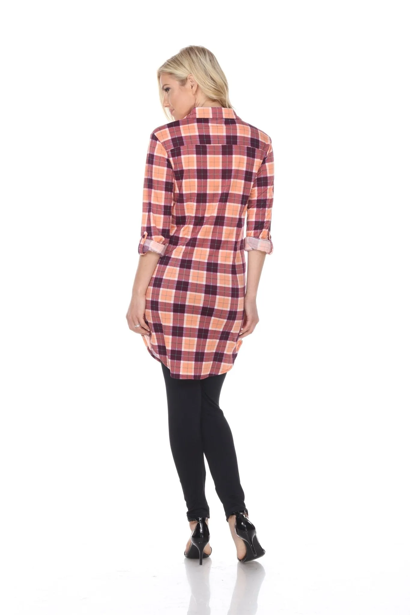 Piper Stretchy Plaid Tunic