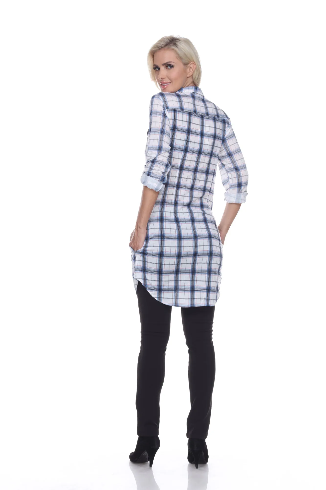 Piper Stretchy Plaid Tunic