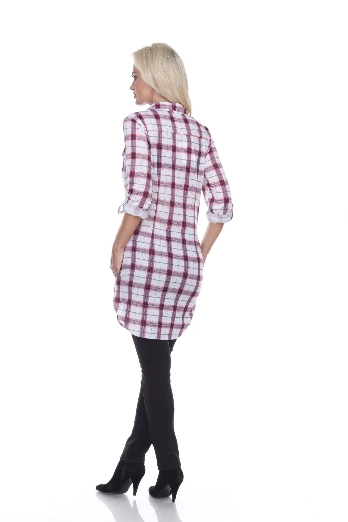 Piper Stretchy Plaid Tunic