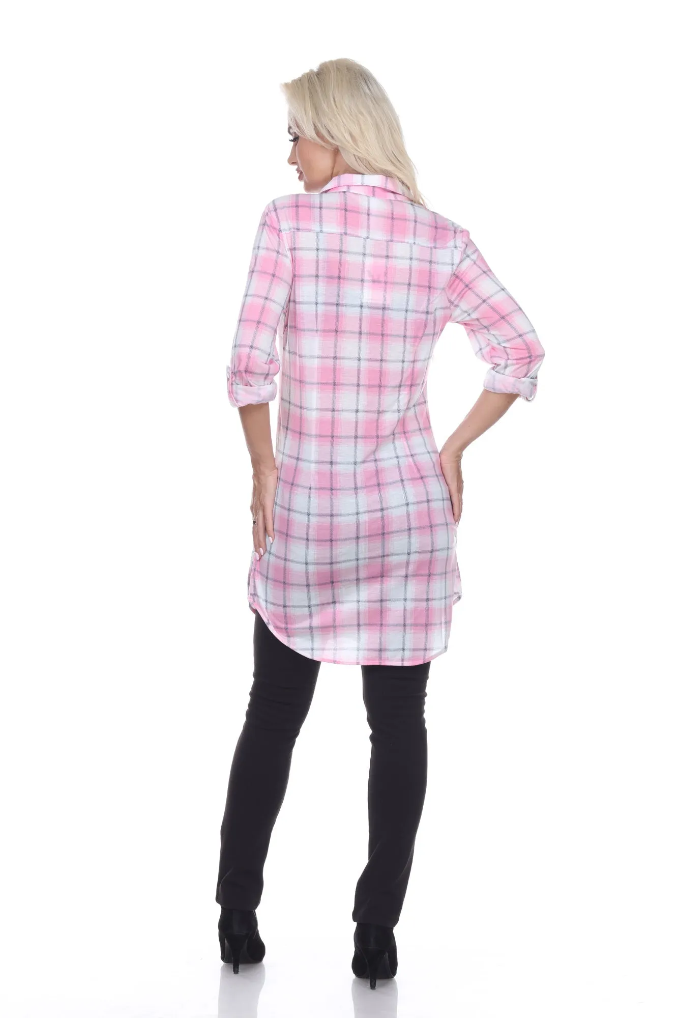 Piper Stretchy Plaid Tunic