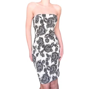 Plein Sud 1990's bustier stretchy dress