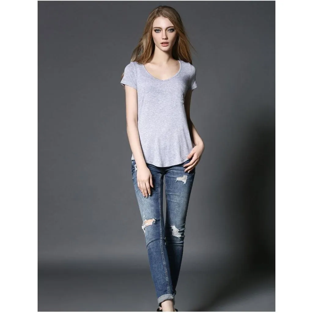 Premium Soft Basic Pocket T Shirt - 4 Colors