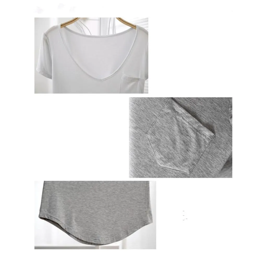 Premium Soft Basic Pocket T Shirt - 4 Colors