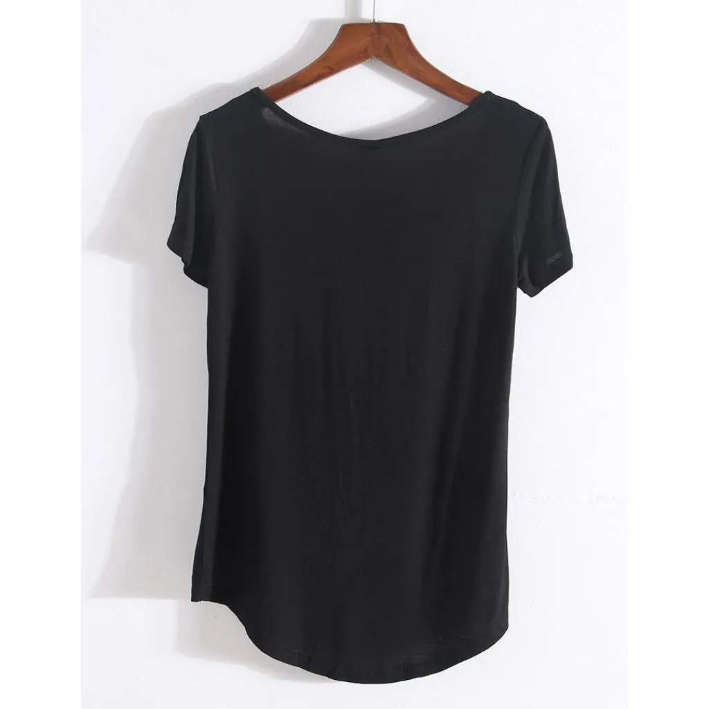 Premium Soft Basic Pocket T Shirt - 4 Colors