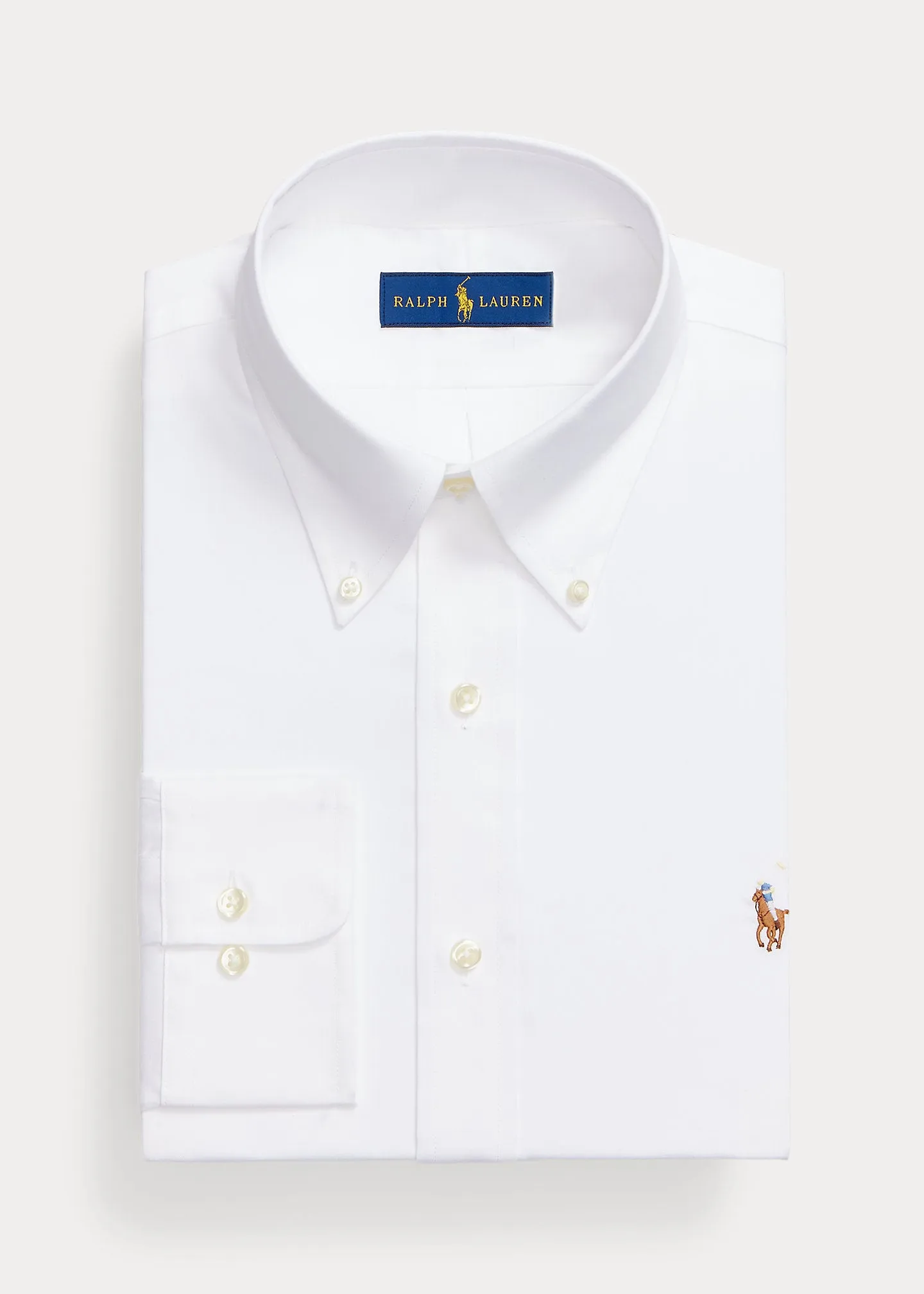 Ralph Lauren Custom Fit Oxford Shirt | White