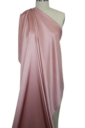 Randi Rahm Stretchy Silk Charmeuse - Blush Pink