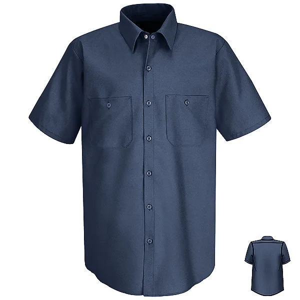 Red Kap Short Sleeve Wrinkle-Resistant Cotton Work Shirt - SC40