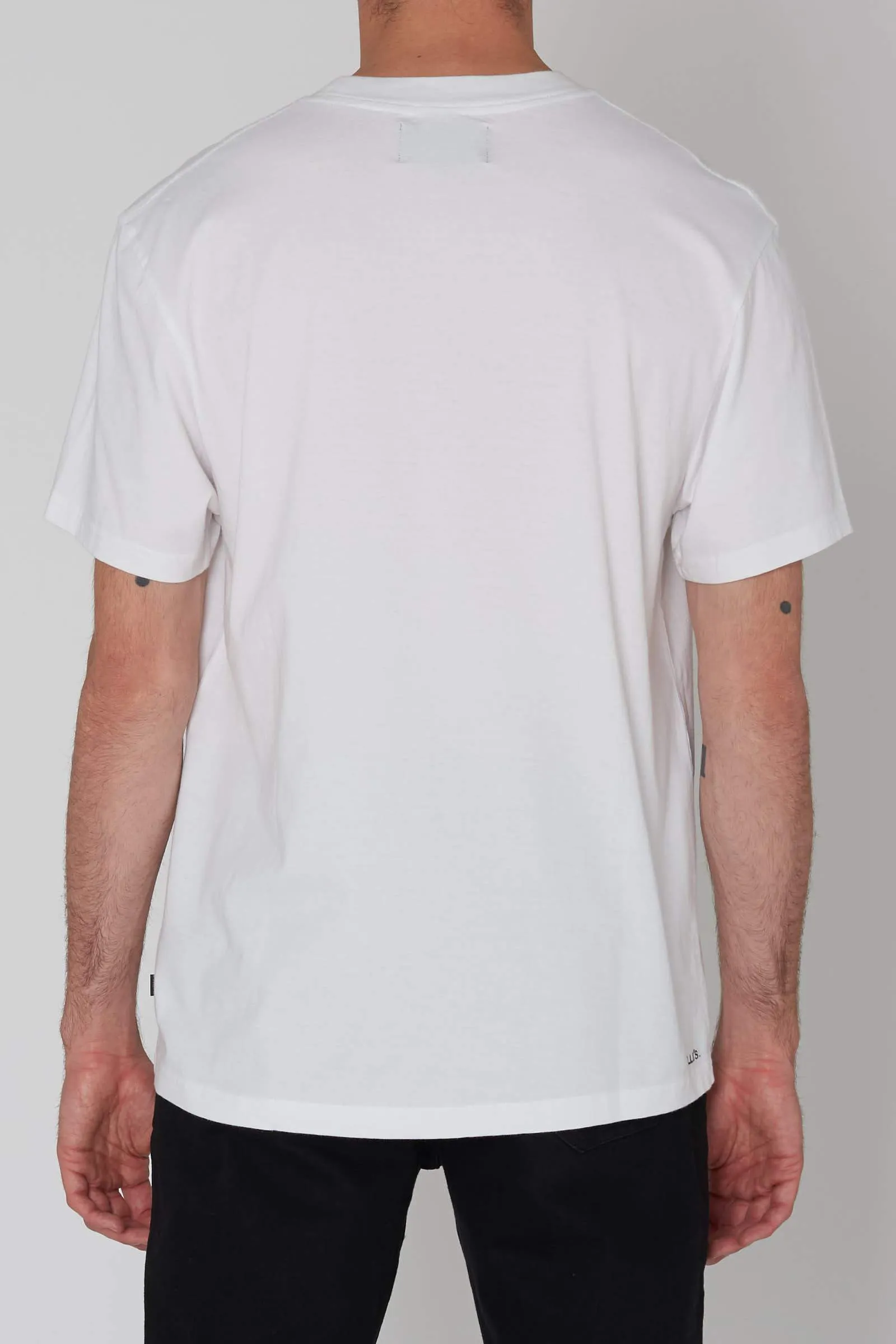 ROLLA'S CENTRE LOGO TEE TEE - VINTAGE WHITE