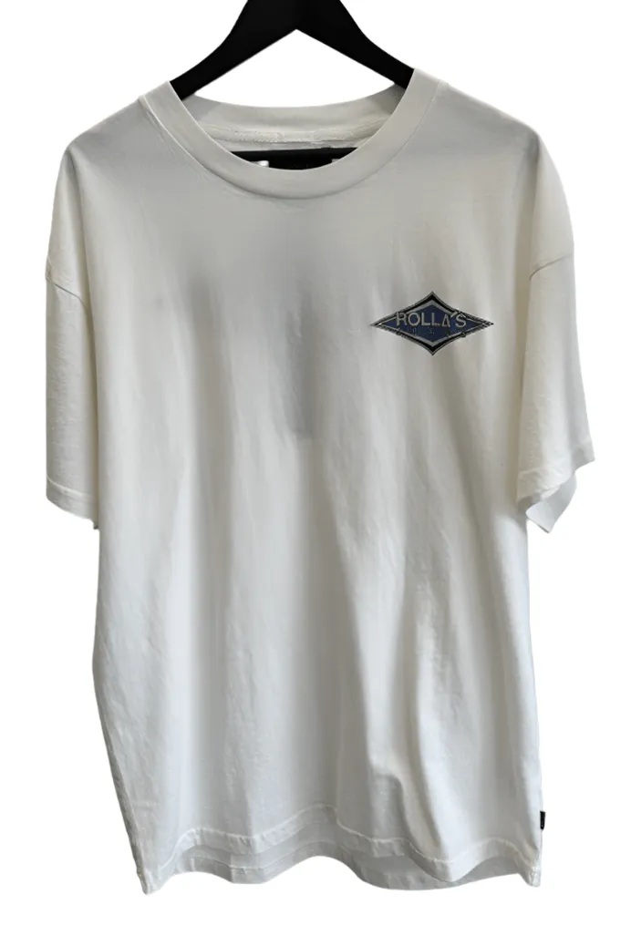 ROLLA'S HEAVY DIAMOND TEE - VINTAGE WHITE