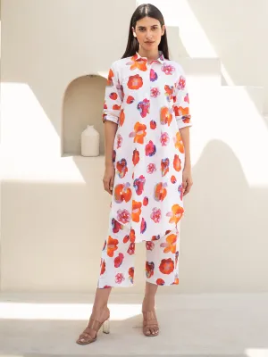Rose Print Tunic with Pant
