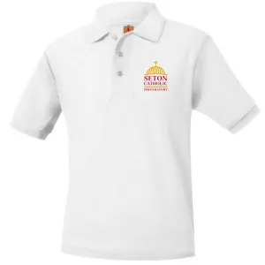 Seton Catholic Prep Unisex Pique Short Sleeve Polo