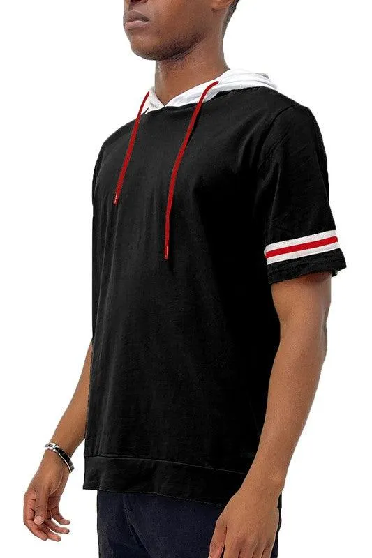 Short Sleeve Hooded Shirt