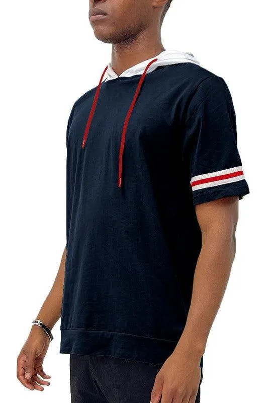 Short Sleeve Hooded Shirt