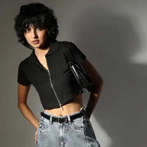 Slim Fit Structured T-Shirt