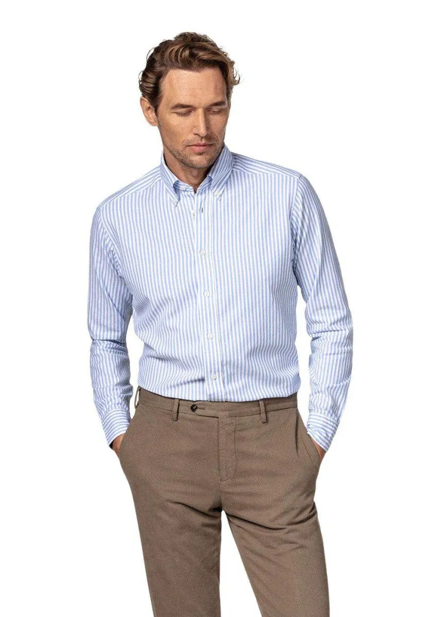 Slim - ROYAL OXFORD SOFT - Blue Striped
