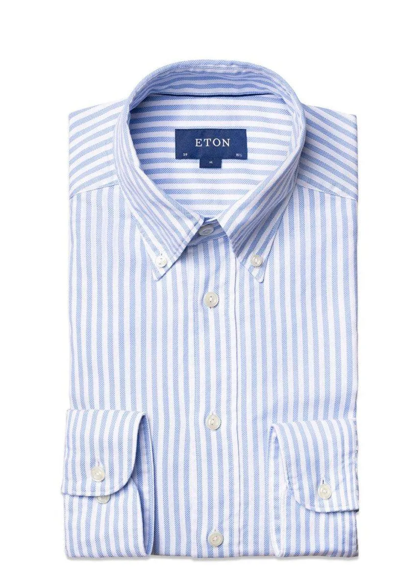 Slim - ROYAL OXFORD SOFT - Blue Striped