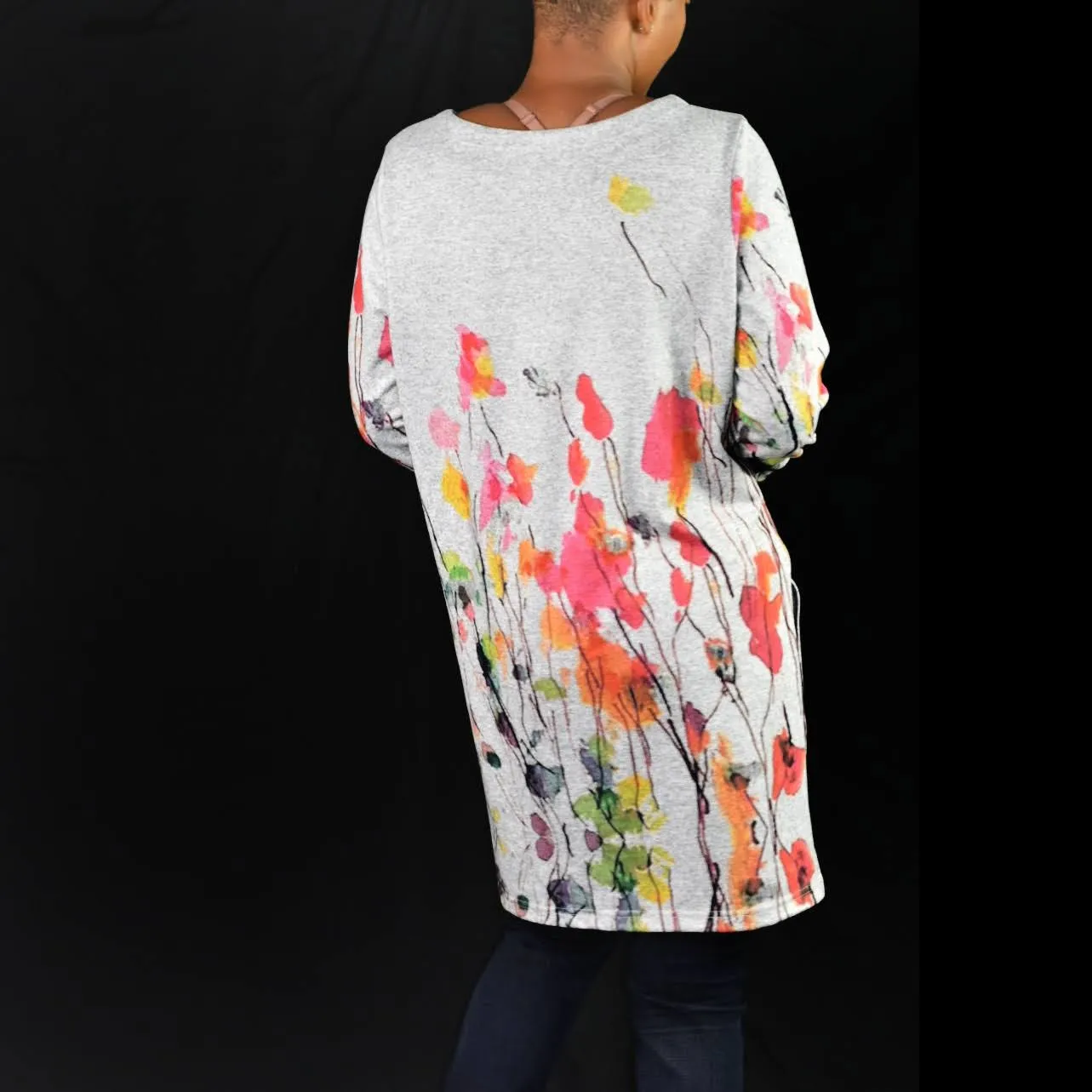 Soft Surrounding Poppy Fields Tunic Size Medium