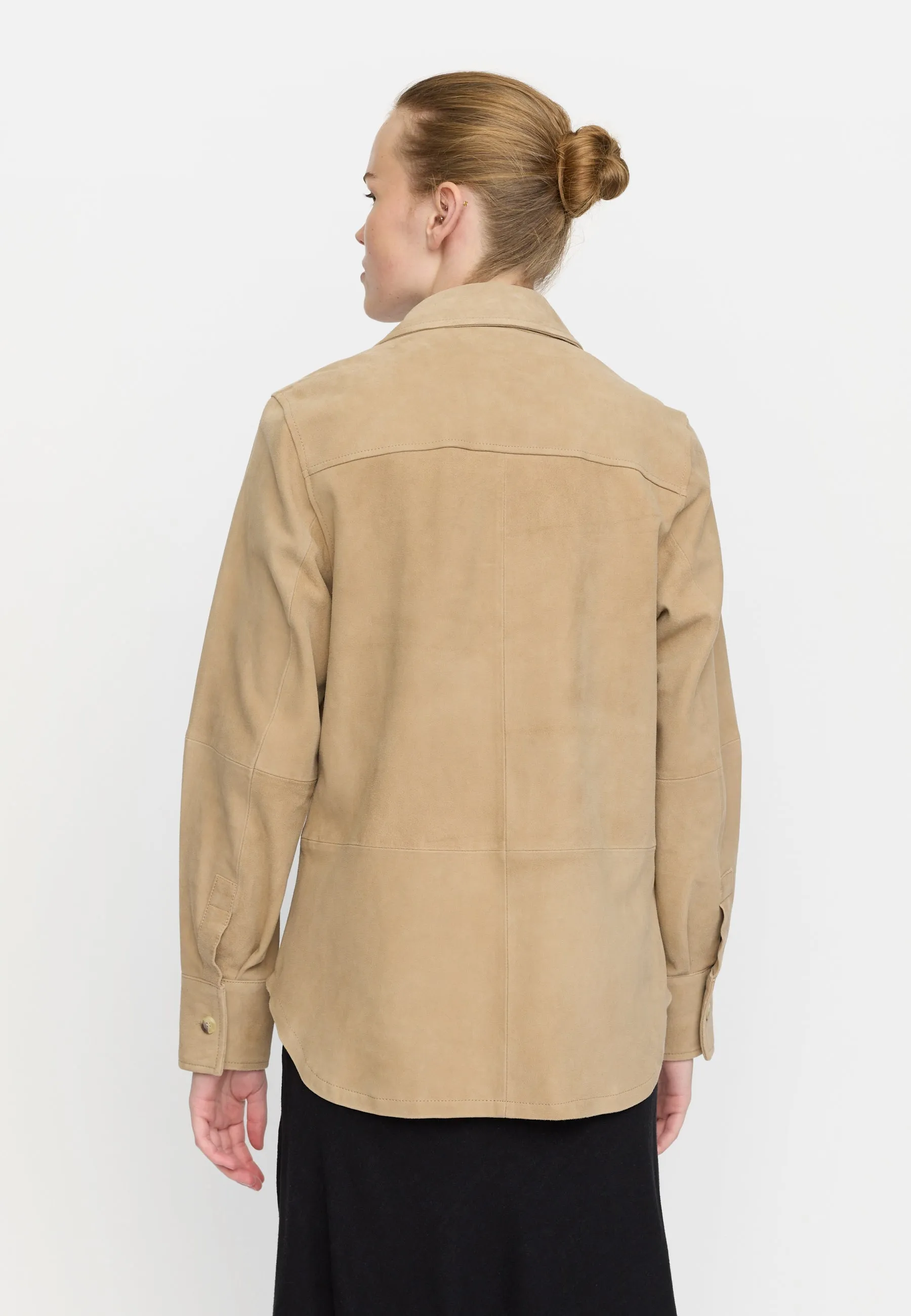 SRPixie Suede Jacket - Crockery