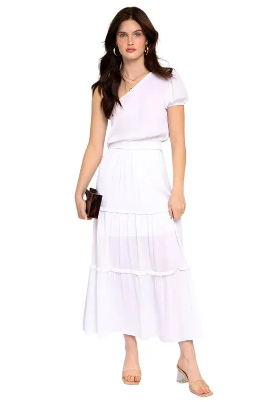 S/S One Shoulder Top