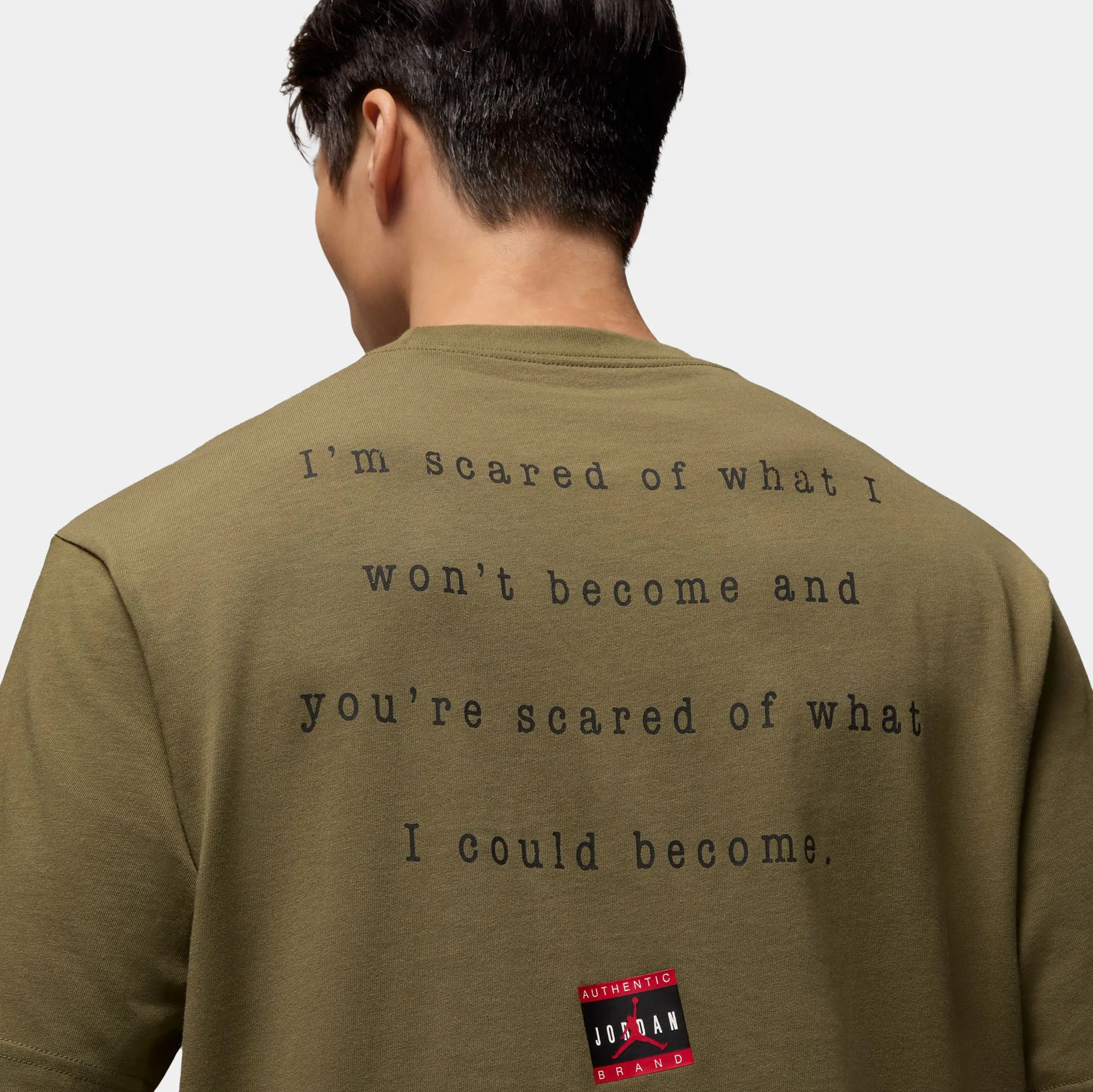 Statement 1985 Mens Short Sleeve Shirt (Olive/Red)