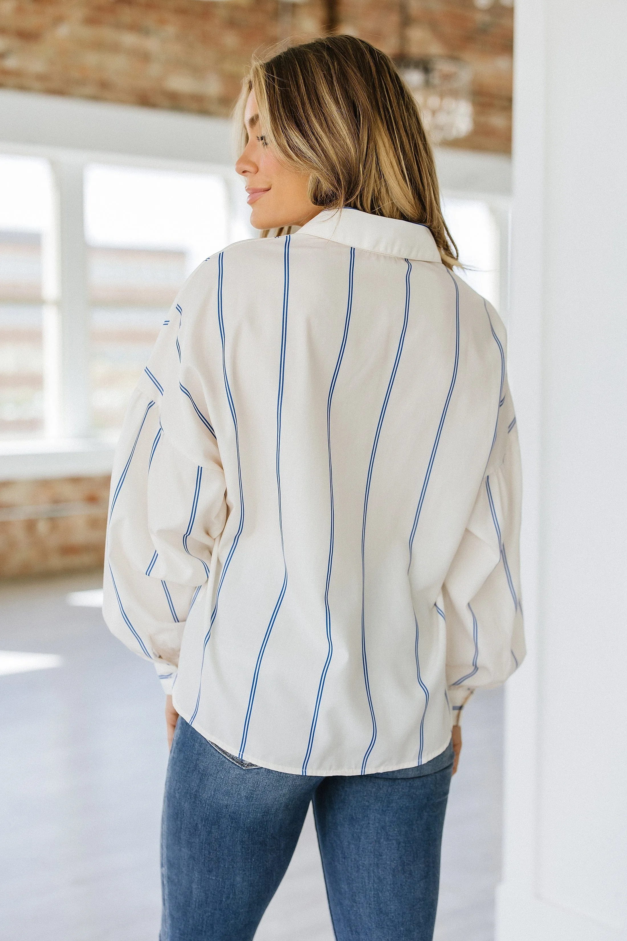 Sweeny Stripe Loose Shirt