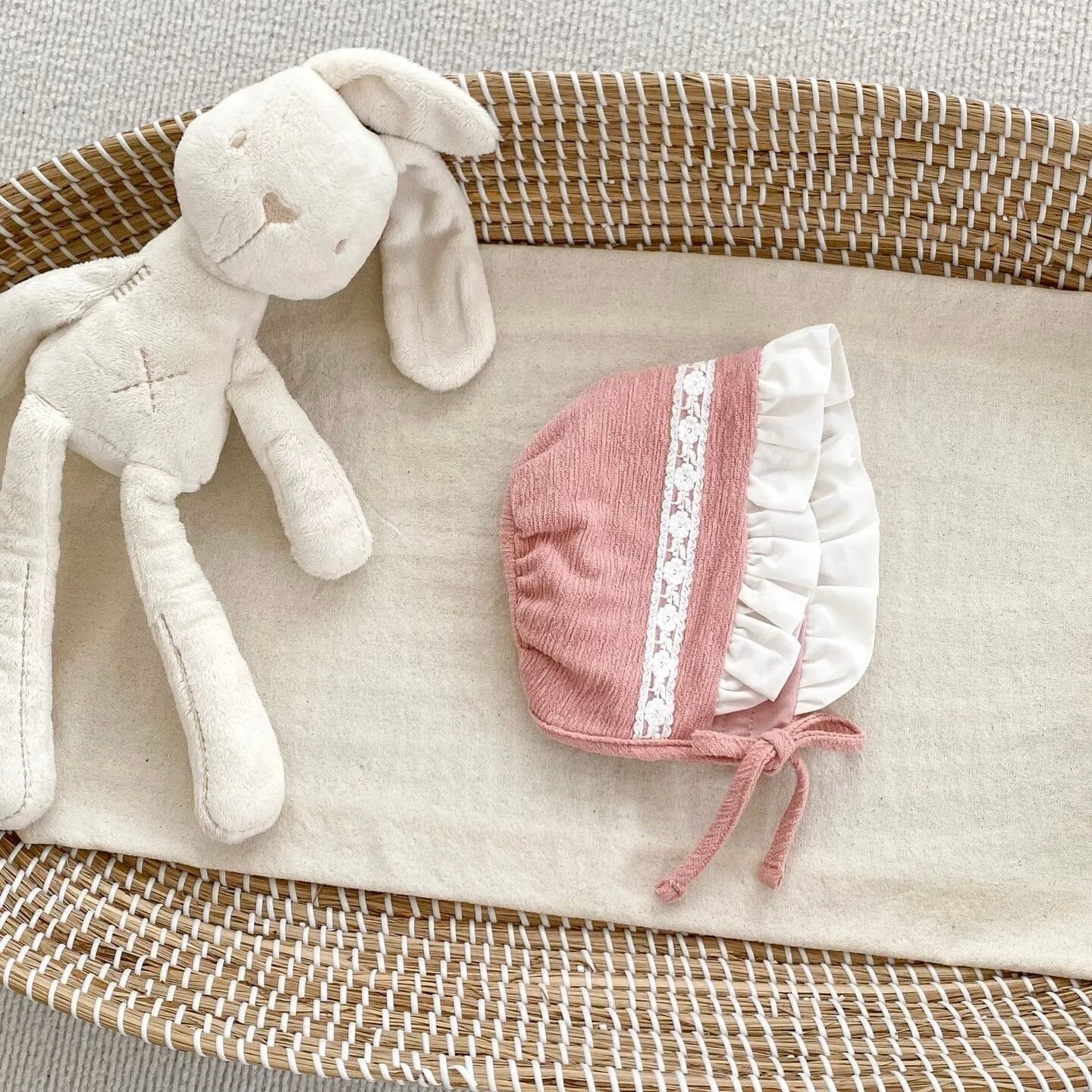 Sweet Princess Lace Lace-up Baby Hat