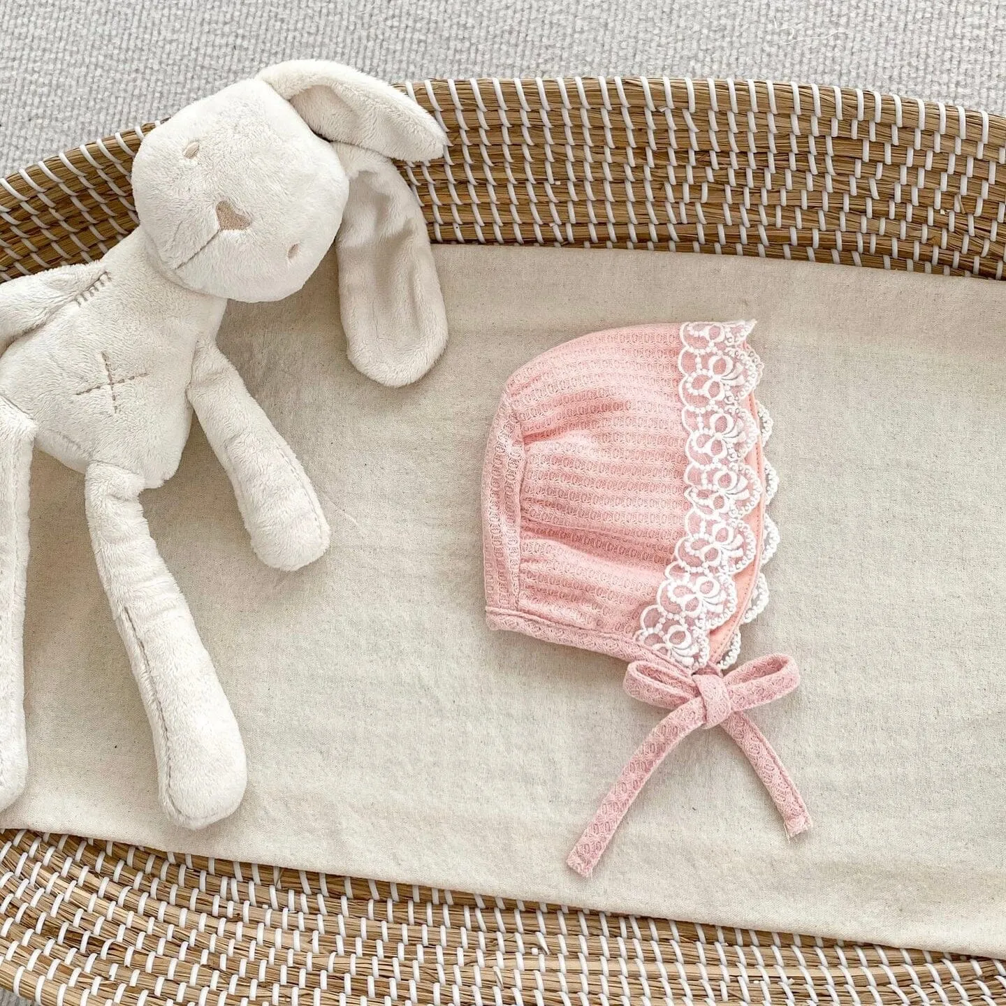 Sweet Princess Lace Lace-up Baby Hat