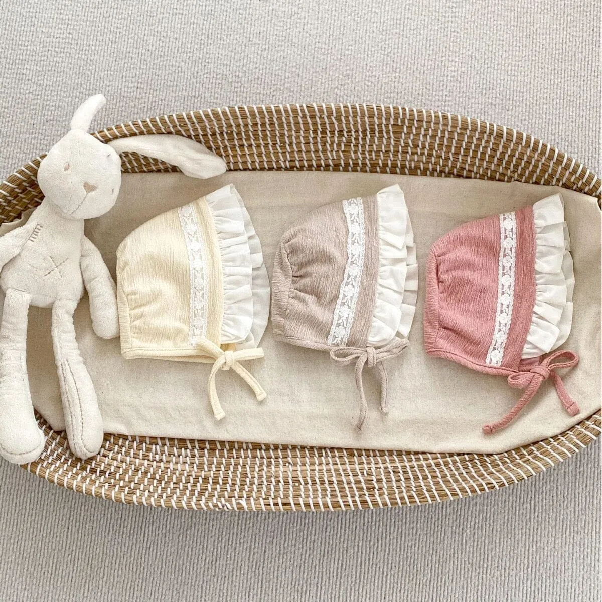 Sweet Princess Lace Lace-up Baby Hat
