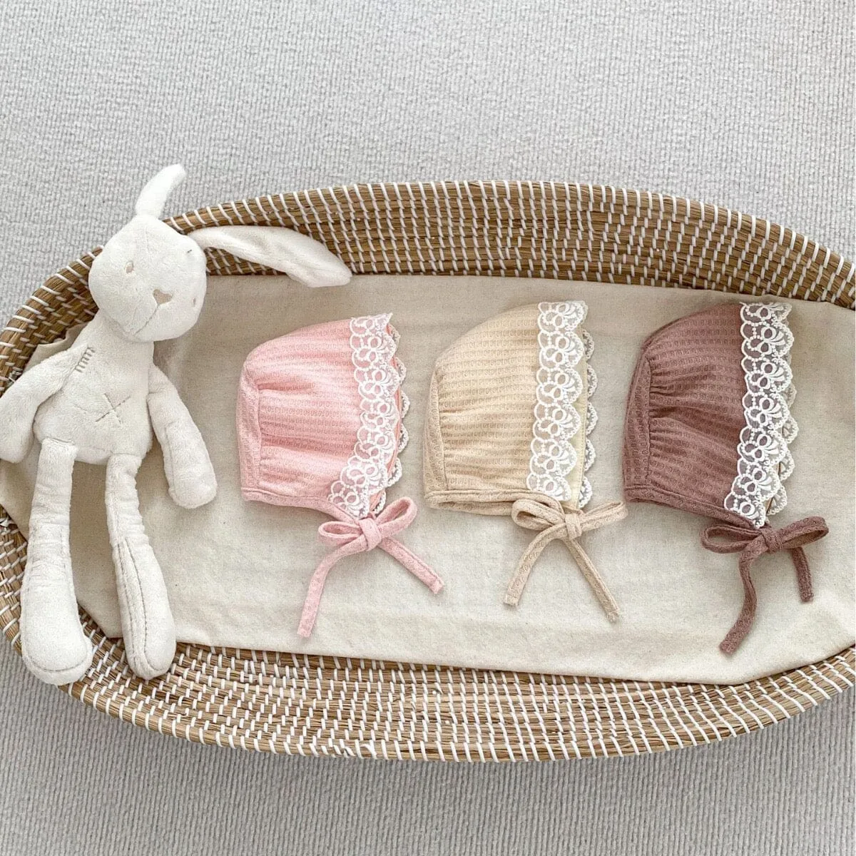 Sweet Princess Lace Lace-up Baby Hat