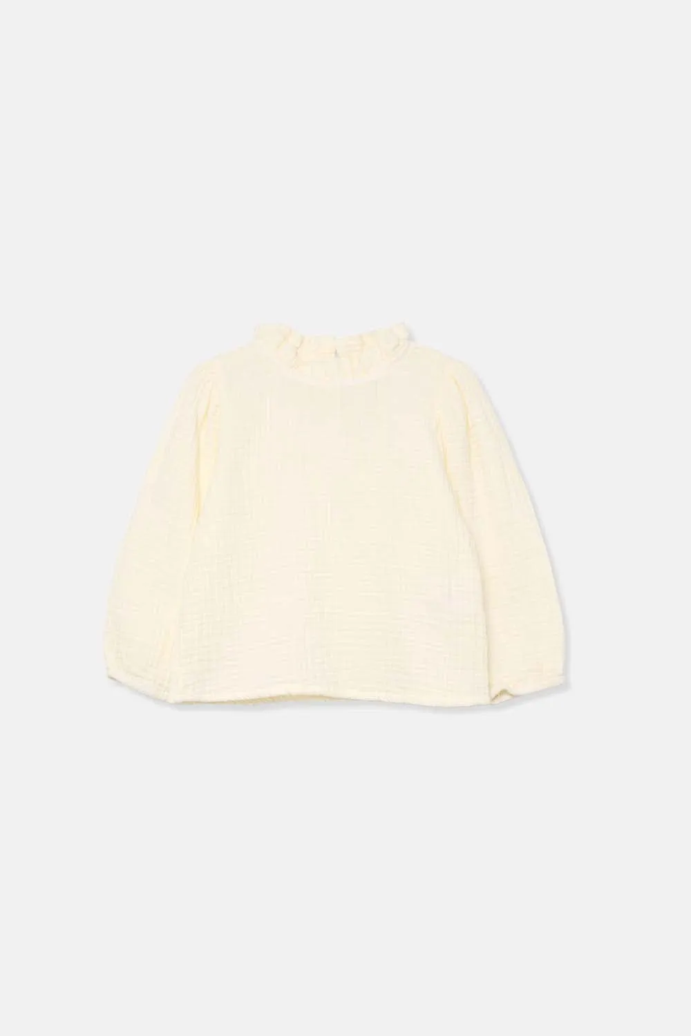 TEXTURED BABY BLOUSE