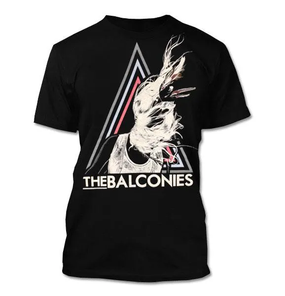 The Balconies Triangle Guys Black T-Shirt