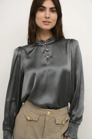 The Quinn Satin Blouse