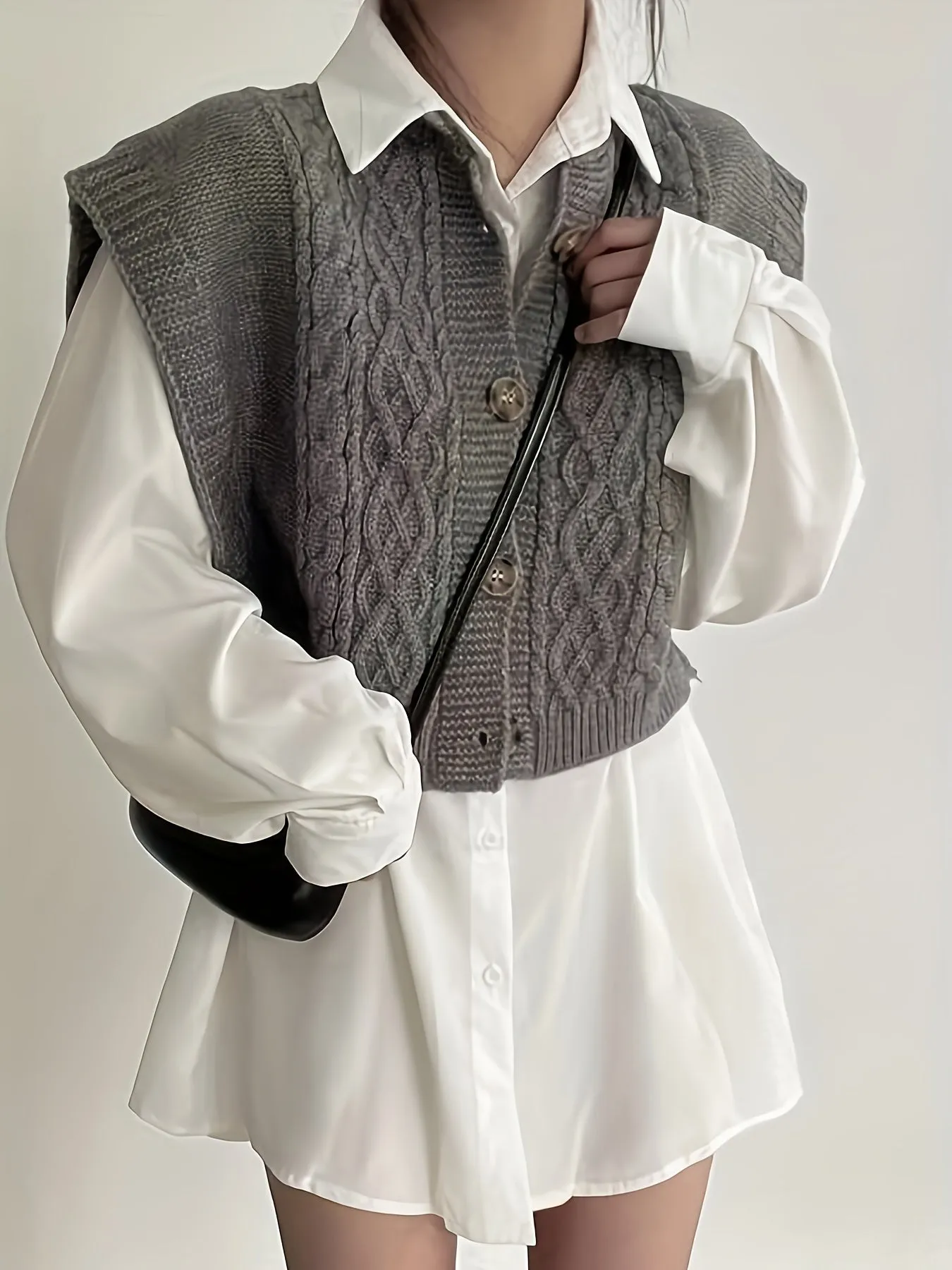 Trish - Vintage Button Knit Cardigan