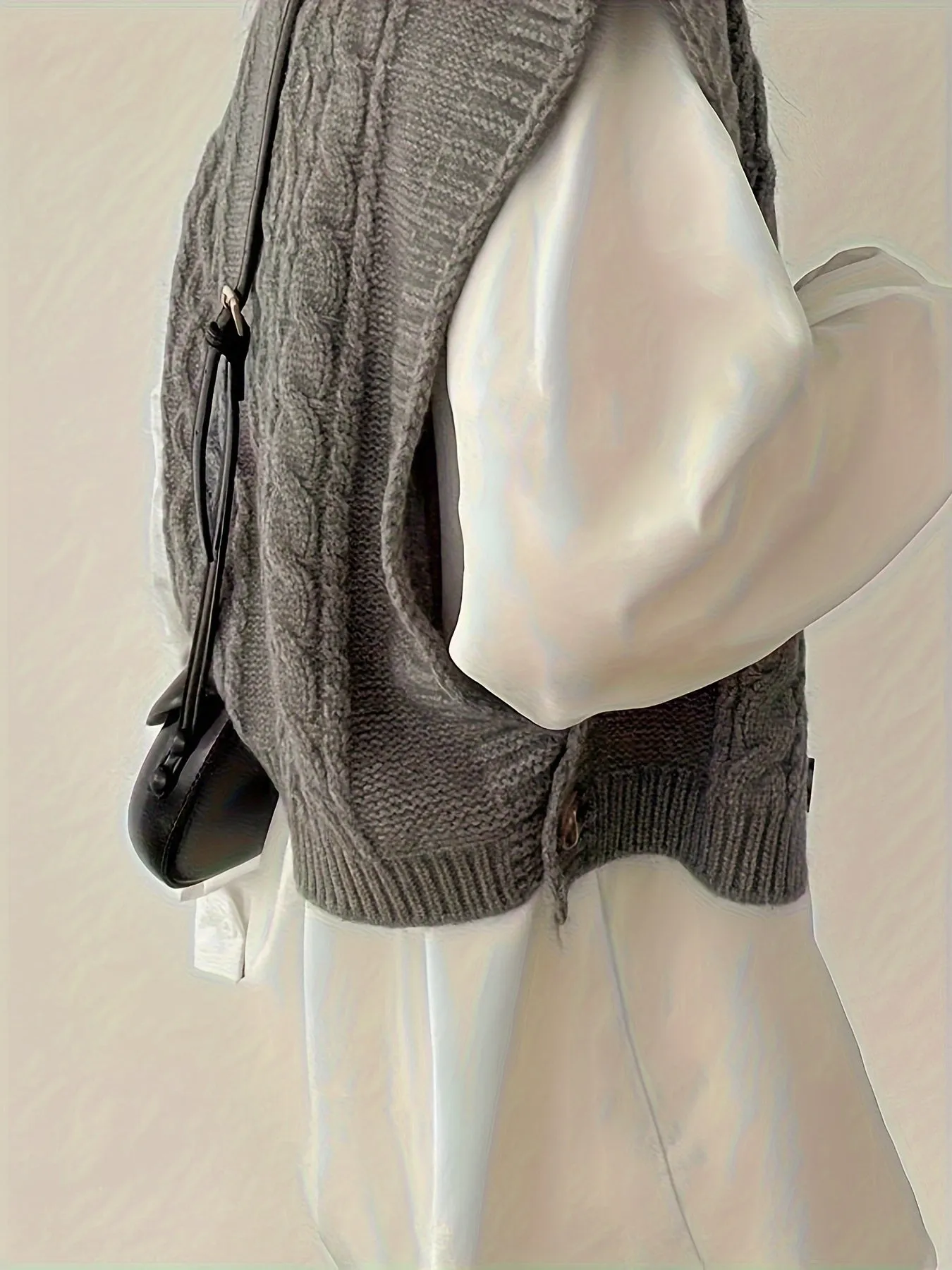 Trish - Vintage Button Knit Cardigan