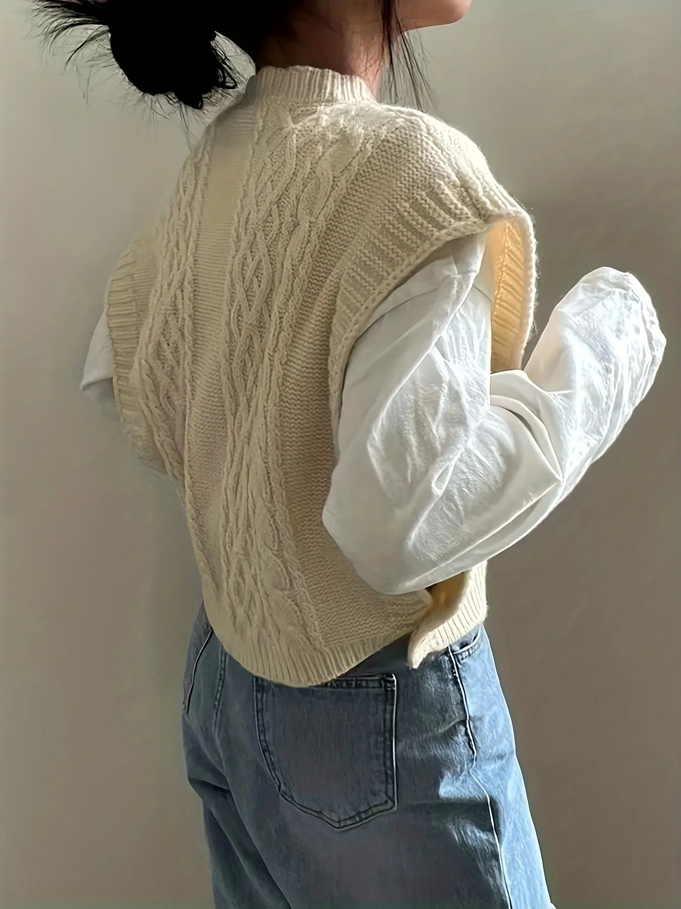 Trish - Vintage Button Knit Cardigan