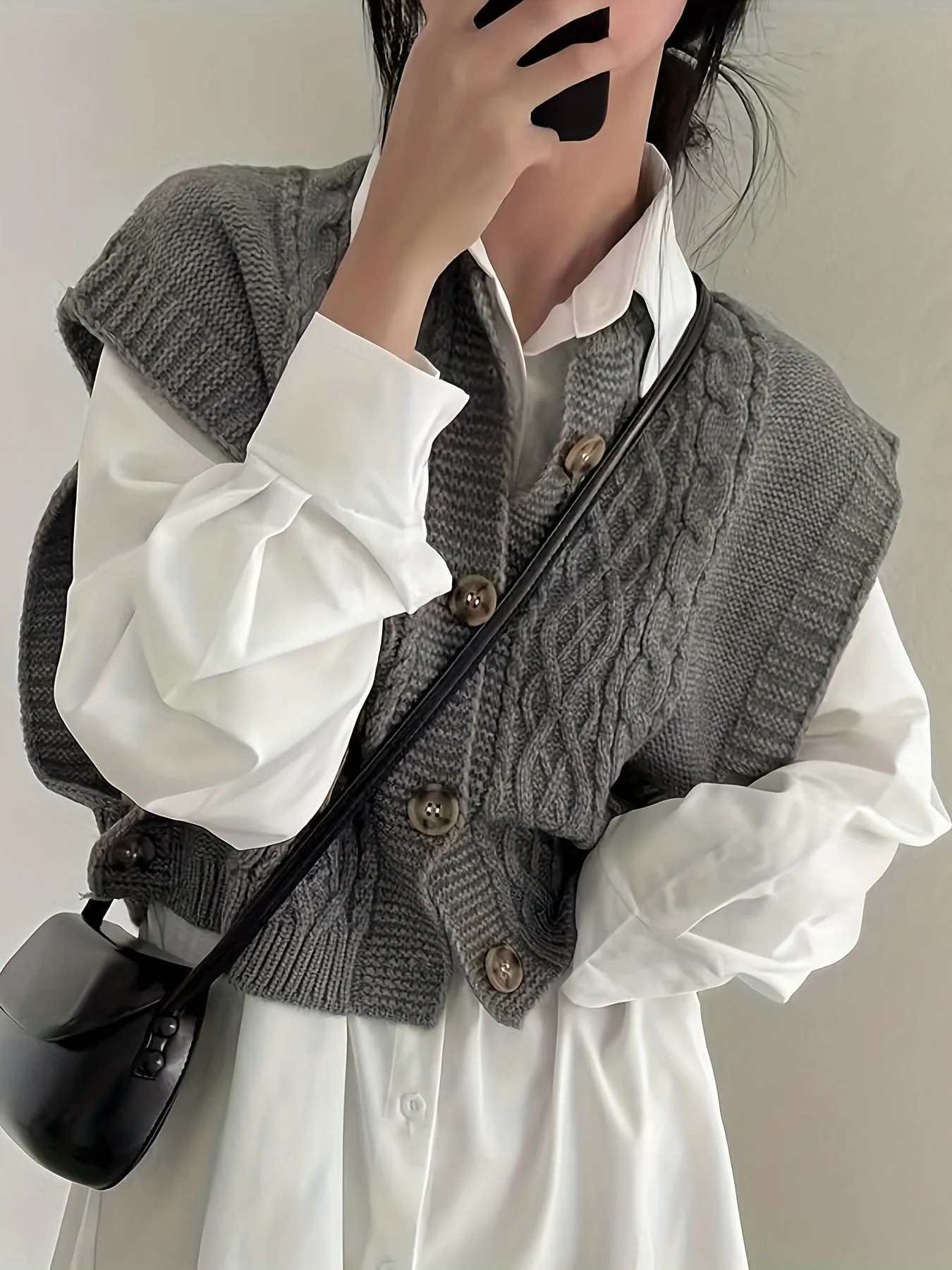 Trish - Vintage Button Knit Cardigan