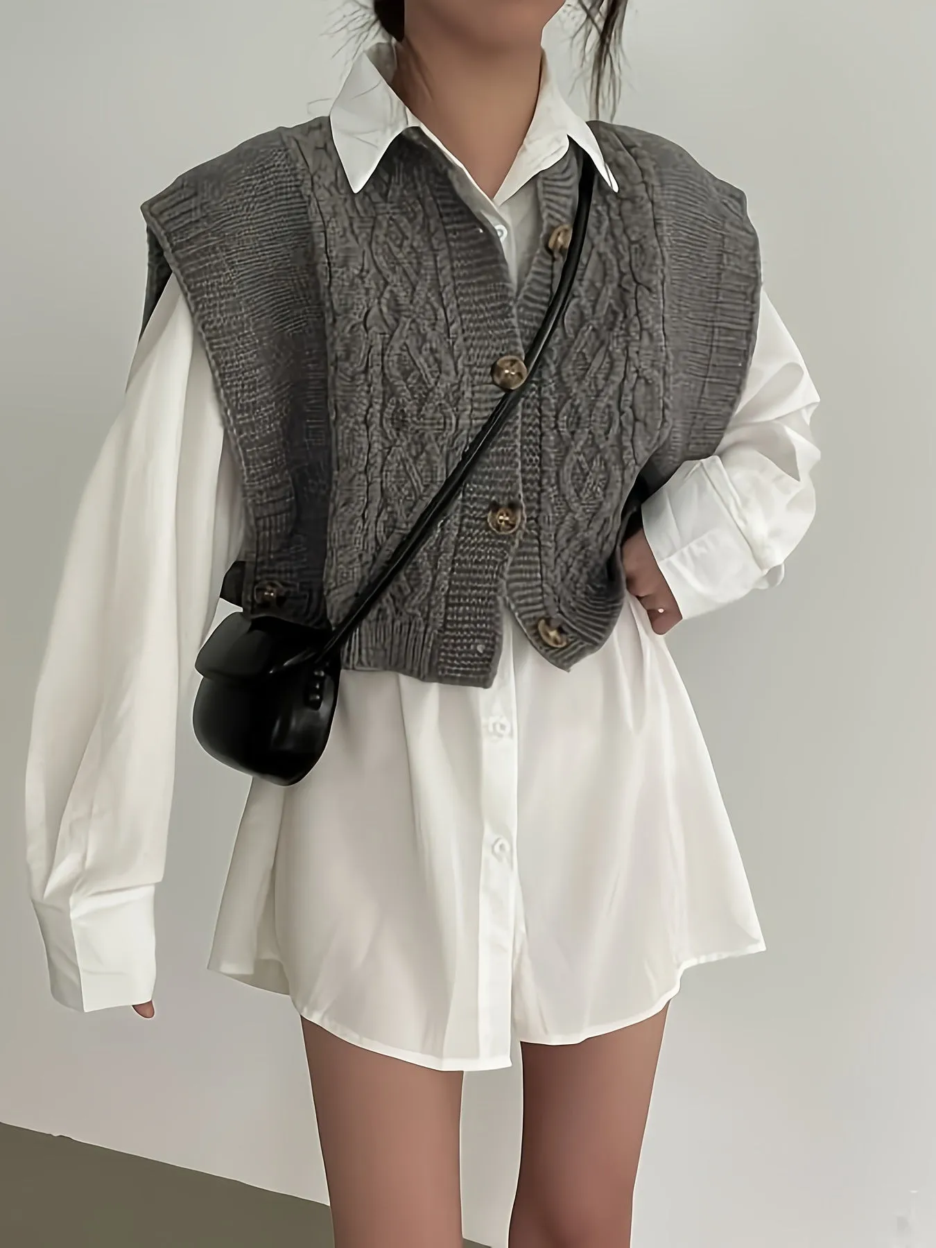 Trish - Vintage Button Knit Cardigan