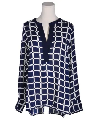 UNBRANDED Women Tunics Regular fit in Blue - L