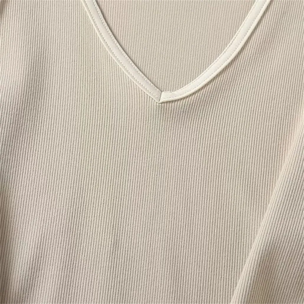 Women V-Neck Camisole Solid Color Sleeveless Tank Tops for Women