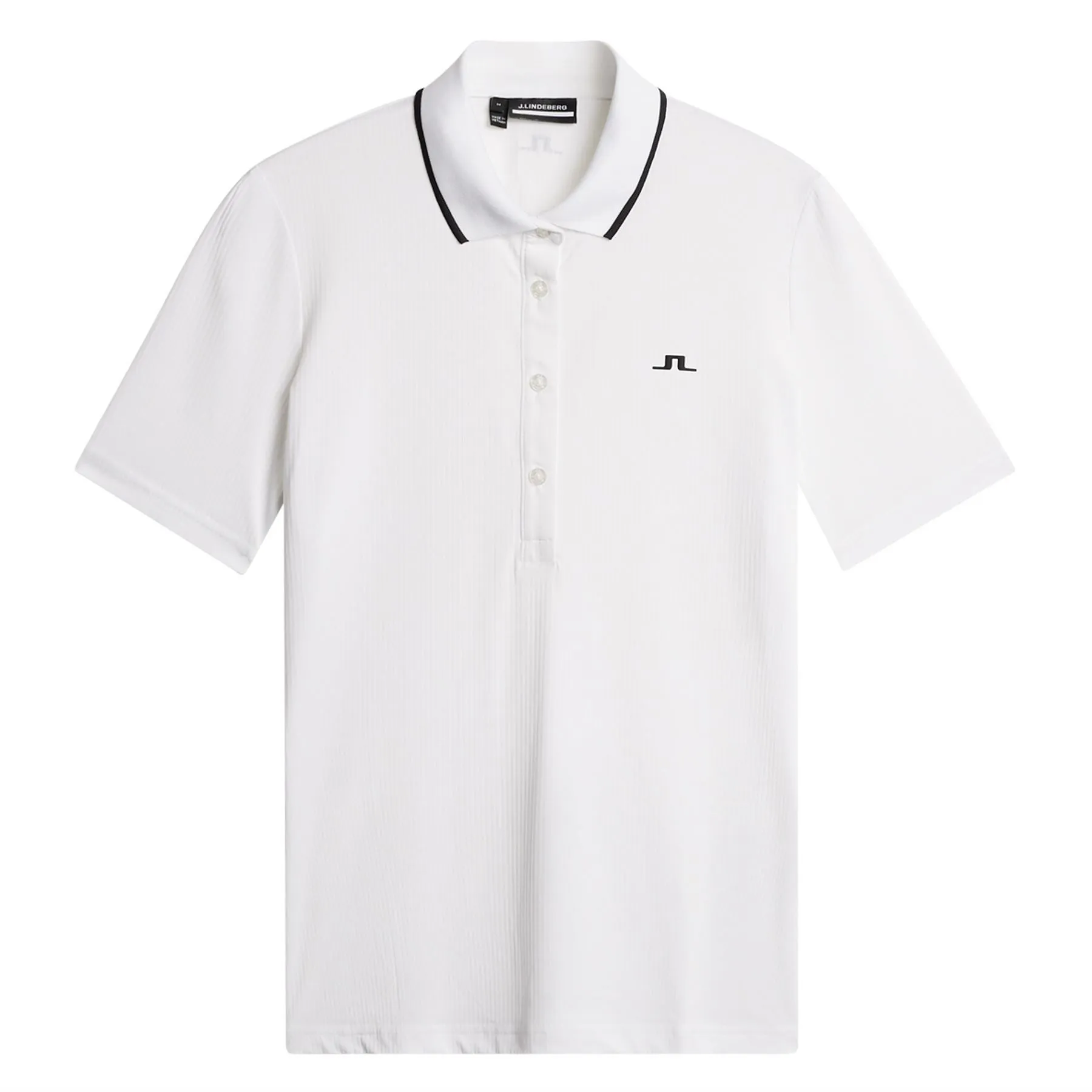 Womens Mindy Cooling Structured Polo White - AW24