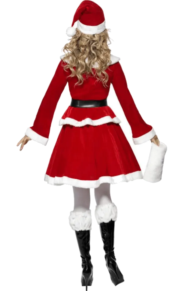 Womens Miss Elegant Santa Costume