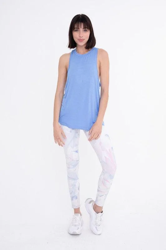 Womens Raw Edge Flow Tank Top