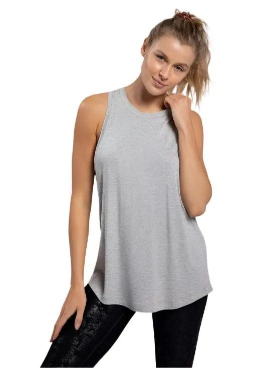 Womens Raw Edge Flow Tank Top