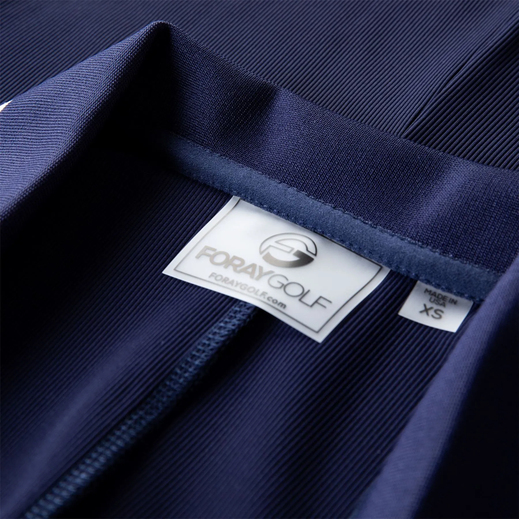 Womens V-neck Sleevless Rib Polo Navy - SS23