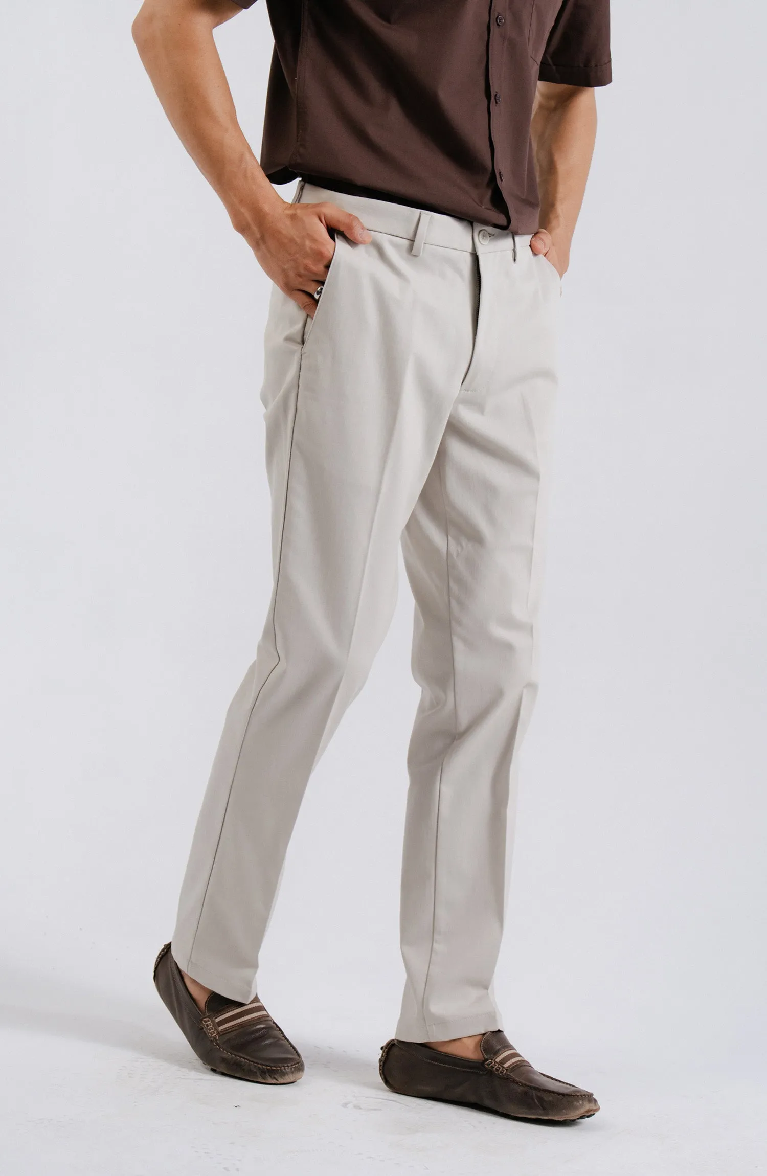 Wrinkle Free Pant - Grey