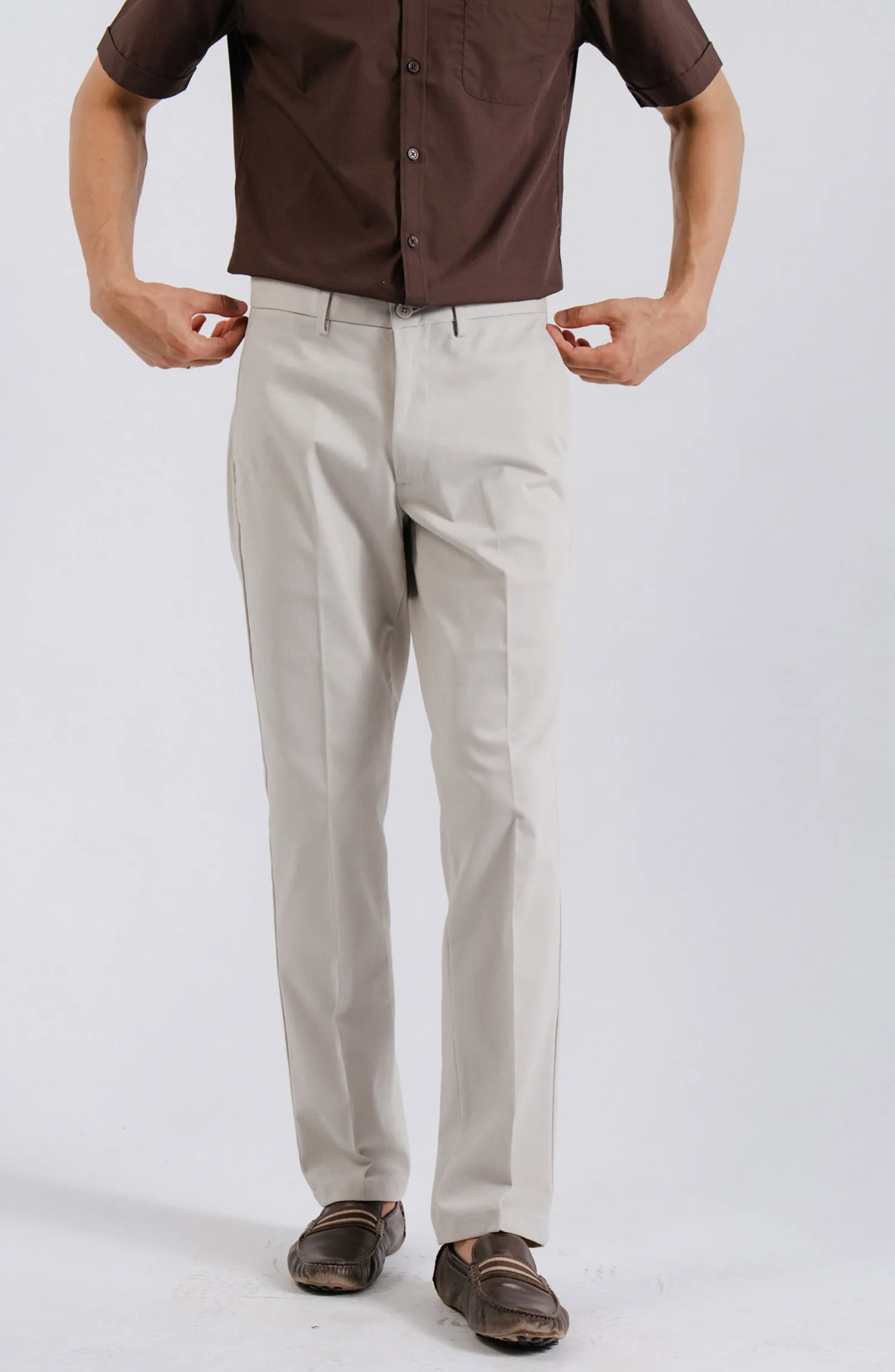 Wrinkle Free Pant - Grey