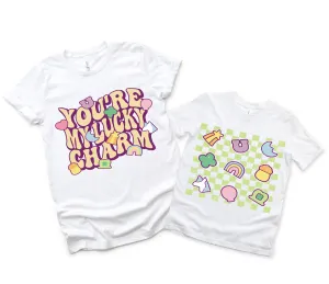 You're my lucky charm matching set  T-Shirt  - Kids and Adults (Multiple Colors)