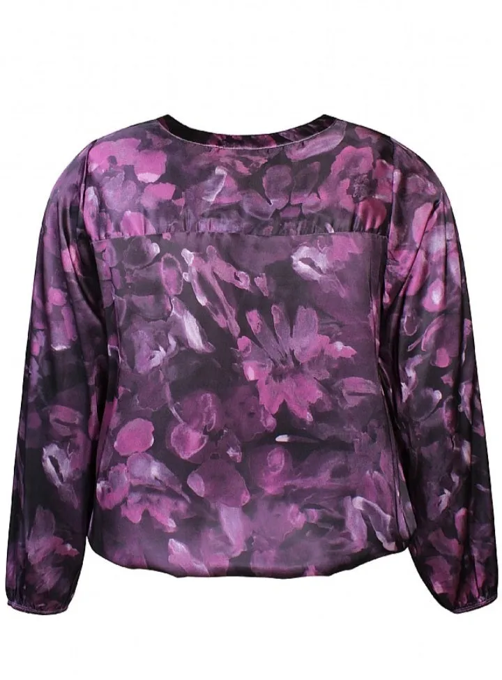 Zhenzi silk effect tops