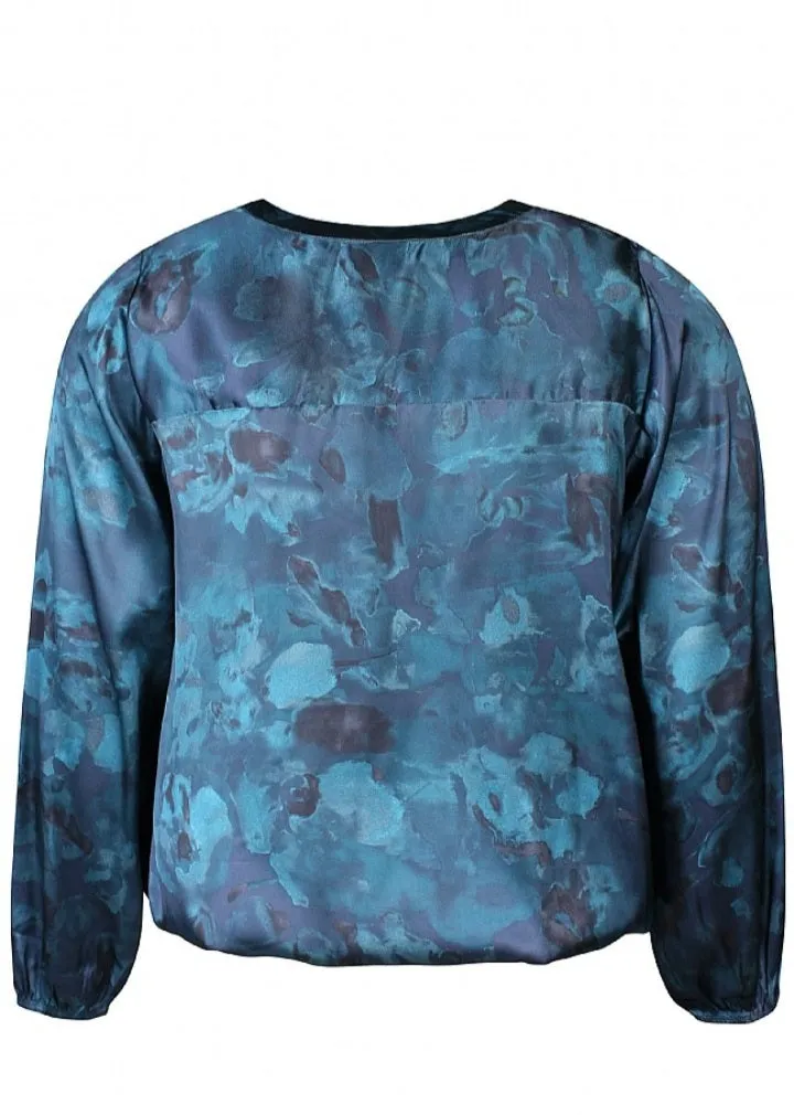 Zhenzi silk effect tops